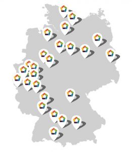 Karte der Annahmestellen deutschlandweit
